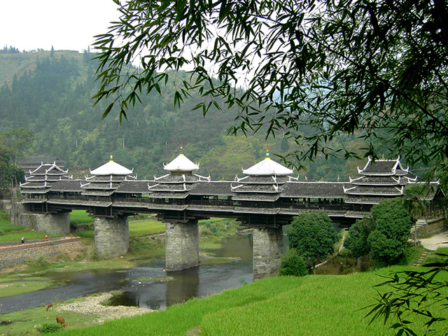 Chengyang Wind and Rain Bridge,Sanjiang
