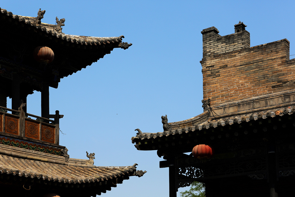 Pingyao Old town has the best-preserved ancient houses