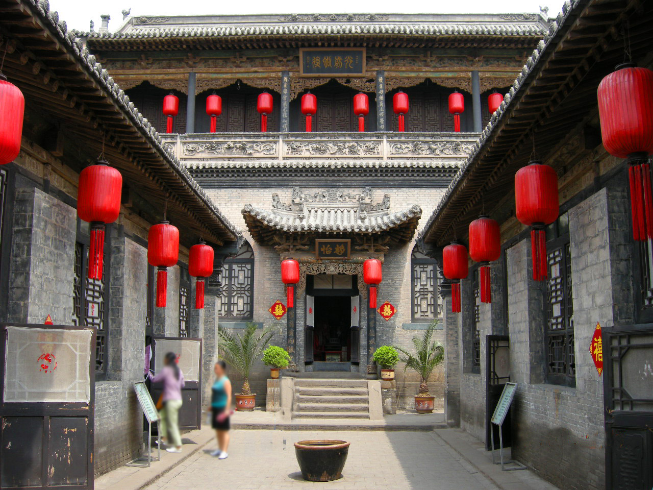 The Qiao Family Courtyard is a masterpiece of traditional civil architecture