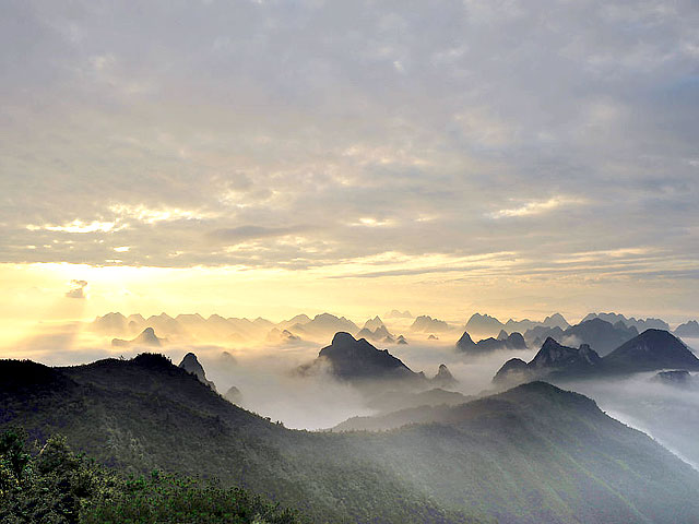 Yao Mountain,Guilin